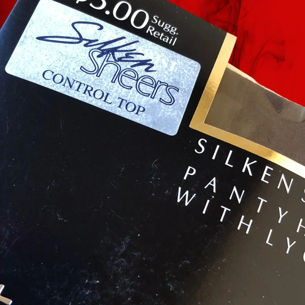 Stanley Blacker Vtg '92 Control Top Sheer Pantyhose COFFEE size Average New